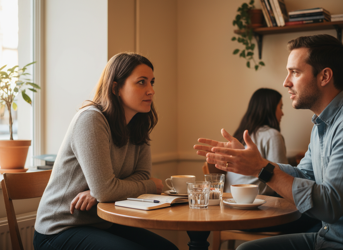 ARDNT team member having a genuine conversation with a small business owner